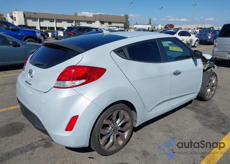 2015 Hyundai Veloster Re:flex из США, поврежденный, VIN KMHTC6AD9FU220484